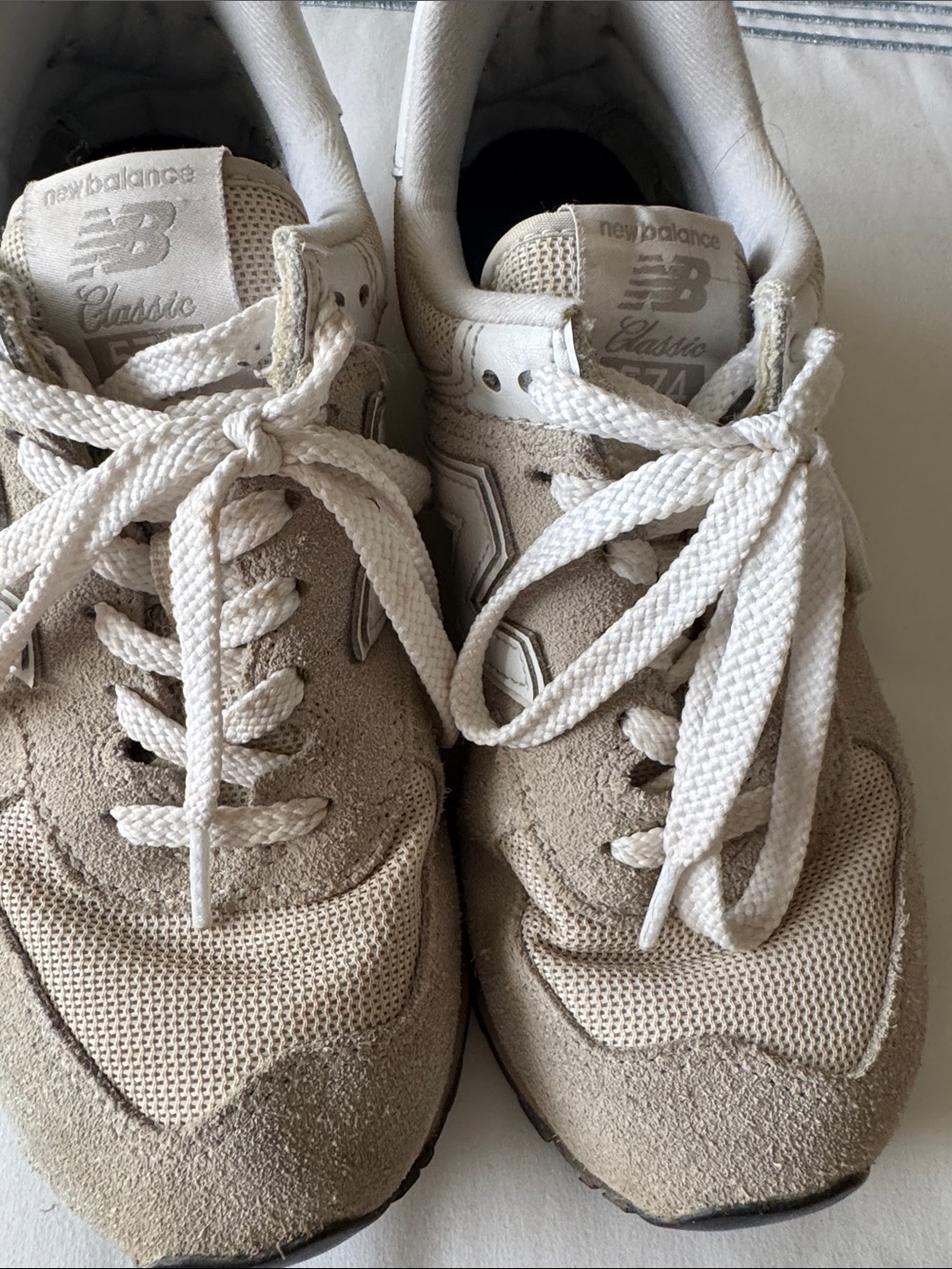 New Balance Women’s Tan Suede & Mesh Running Sneakers 👟 - Picture 5 of 6